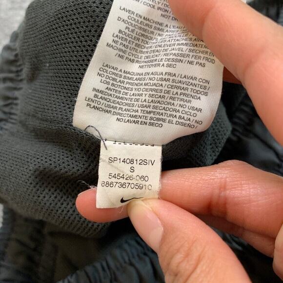 Nike Shorts Mens S Small Graphite Beach Volleyball G" Mesh Lining Drawstring Tie - Picture 10 of 13